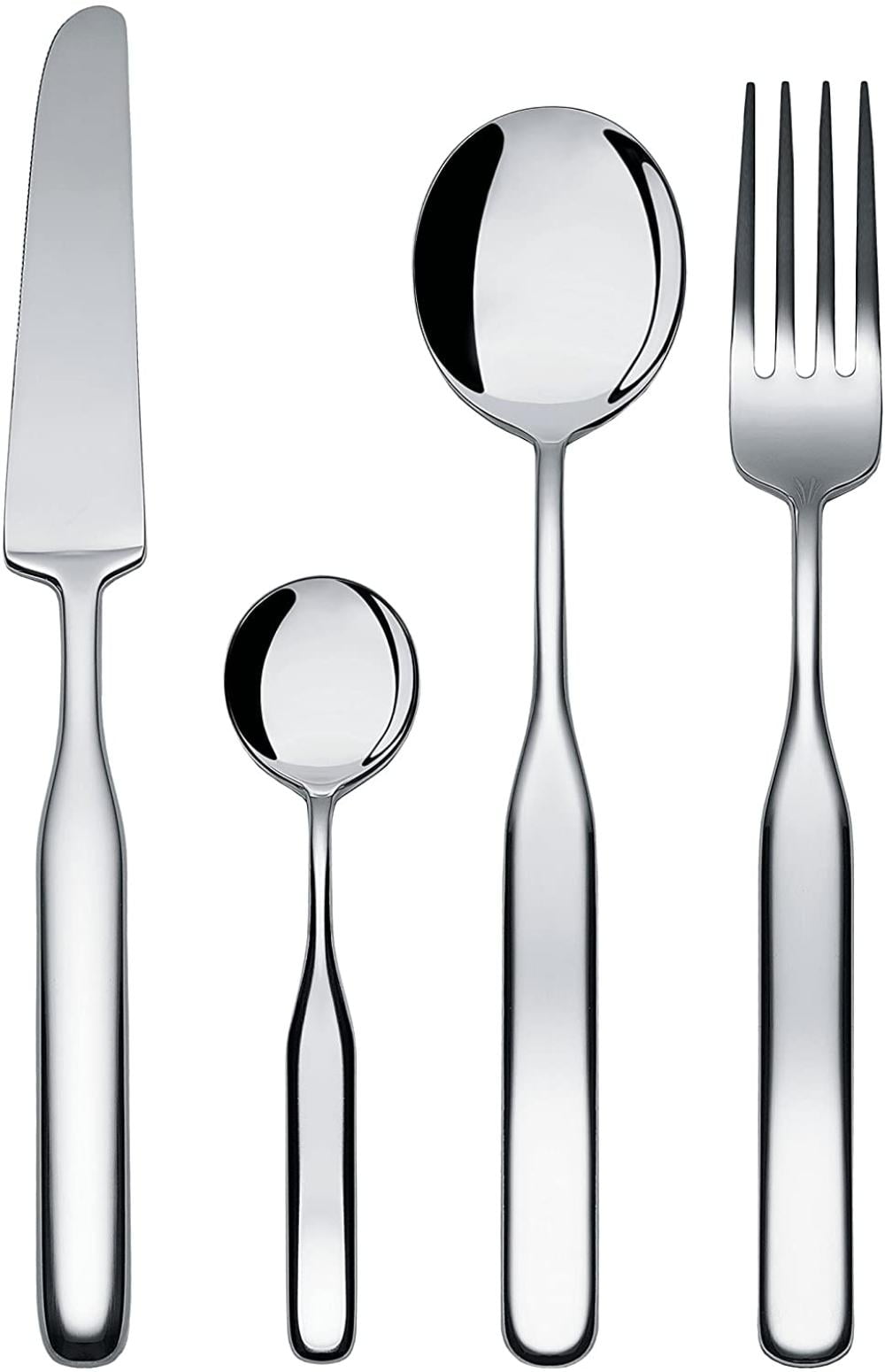 Silver 18-10 Alessi Collo-Alto Cake Server in 18/10 Stainless Steel Mirror Polished 