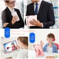 thumbnail image 5 of Dteck for Lenovo Tab M11 11 inch TB330FU/TB330XU, Heavy Duty Shockproof Kids Friendly Kickstand Case Cover with Pen Holder for Lenovo M11 11 inch 2024 Tablet,Rosegold, 5 of 5