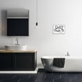 thumbnail image 2 of Stupell Industries Don’t Push It Funny Bathroom Phrase Toilet Humor, 14 x 11, Design by Daphne Polselli, 2 of 5