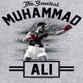thumbnail image 3 of Muhammad Ali - Boxing Legend - Greatness in Action - Men's Crew Neck Fleece Pullover, 3 of 5