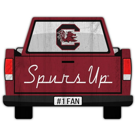 South Carolina Gamecocks 12'' x 12'' Truck Back D-cor