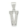 thumbnail image 1 of Collier Pendentif Monogramme Initiale Lettre V en Argent Sterling 925, 1 of 6