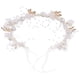 thumbnail image 5 of KAKOWELY Diadema de flores para niños Diadema de boda Diadema de flores para niños Diadema de perlas, 5 of 5