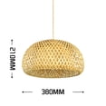 thumbnail image 4 of Colgante imbre de luz colgante Cubierta de luz colgante de luz colgante colgant Hotel Granja Cocina Café Dormitorio 38cm cm Colco Pantalla de lámpara, 4 of 8