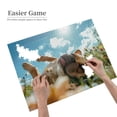 thumbnail image 2 of Dog Lying Meadow Sunny Sky 1000-Piece Wooden Jigsaw Puzzle for Adults, Fun & Challenging Family Brain-Teaser, Perfect Home Decor & Gift, 2 of 7
