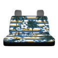thumbnail image 6 of CHAQLIN Tropical Floral Stripe Print Back Bench Protectors for Men, 2 Pcs Car Rear Seat Protectors Stretch Non-Slip Rear Bench Seat Cover, 6 of 7