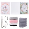 thumbnail image 1 of FLAMEEN Needle Felting Kit, Wool Needle Felting Starter Kit For Beginners For Ute Animal Plush Doll DIY Making Material, 1 of 8