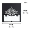 thumbnail image 2 of 50PCS Laser Cut Place Cards - Pearlized Hollow-Out Table Name Cards for Wedding Reception, Baby Shower, Banquet Dinner & Special Events, 2 of 10