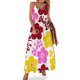 thumbnail image 1 of Vestido sin mangas con flores retro de los años 70 y estilo disco Groovy, vestidos para fiesta de graduación, elegantes y chic, vestido de noche, vestido de fiesta, 1 of 7