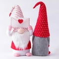 thumbnail image 6 of Keimprove Valentines Day Gnomes Plush Mr and Mrs Gnomes Envelope Love Faceless Doll Decoration Handmade Scandinavian Tomte Elf Figurine Valentine's Day Table Ornament Couples Decor Gift (Small), 6 of 7