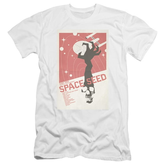 Star Trek Tos Episode 22 Premium Canvas Adult Slim Fit 30/1 T-Shirt White