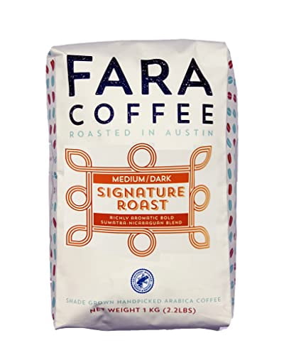 Fara Coffee Signature Roast Whole Bean Coffee 2.2 Pounds
