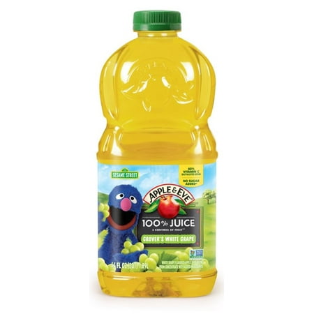 Apple & Eve Sesame Street Grover’s White Grape Blend 100% Juice, 64 fl oz Bottle