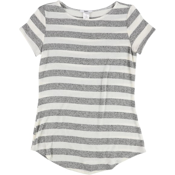 Camiseta básica Bar III para mujer gris extragrande
