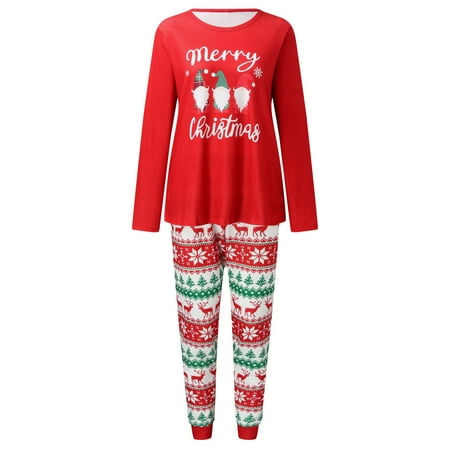 

CAICJ98 Christmas Gifts For Mom Christmas Pajamas for Family Matching Christmas Family Pajamas Sets Xmas Elk Reindeer Print Family Christmas Pjs Outfits