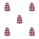 thumbnail image 2 of Camiseta a cuadros para mascotas Greeniant Camisa para perros Cachorros Rojo L, 2 of 6