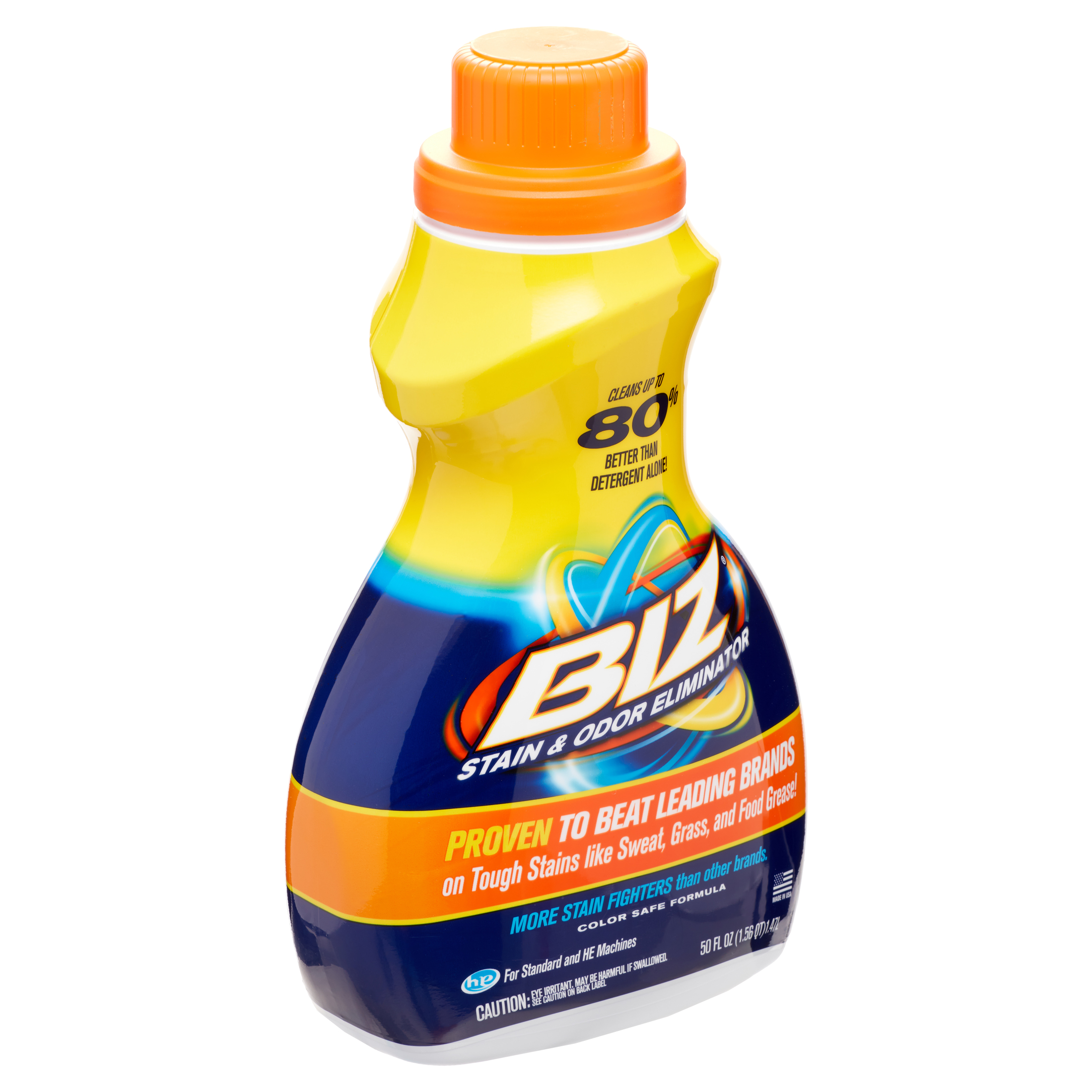 Biz Stain & Odor Eliminator Liquid, 50 Fluid Ounce - image 7 of 8