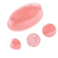 thumbnail image 3 of Unique Bargains 1 Pc Bath Brush Back Scrubber for Bathroom for Shower 4.72"x2.76"x1.34" Pink, 3 of 6