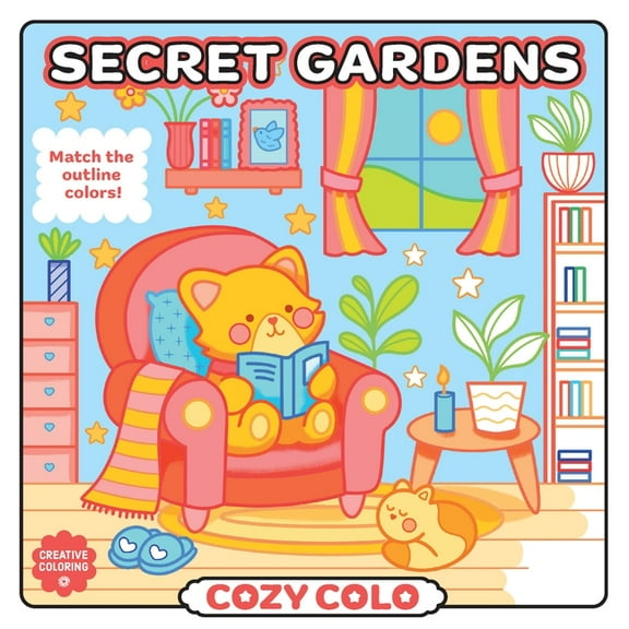Cozy Coloring Secret Gardens (Paperback)