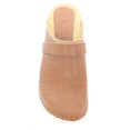 thumbnail image 6 of BJORK Maja Open Back Wood Leather Clogs (Brown - EU38), 6 of 9