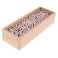 thumbnail image 1 of Montessori Toys de 58 Bloques de con , 26 Letras Mayúsculas, 26 , 2 Bloques en , 4 Bloques de Símbolos Mat Baoblaze Juguete Material Montessori, 1 of 8