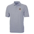 thumbnail image 2 of Men's Cutter & Buck Navy Durham Bulls Big & Tall Virtue Eco Pique Stripe Recycled DryTec Polo, 2 of 3