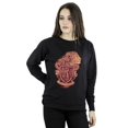 thumbnail image 2 of Harry Potter Womens Gryffindor Sketch Crest Sweatshirt, 2 of 3