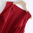 thumbnail image 2 of DuoJiaJ Women Autumn Winter Ethnic Sleeveless Tassels Fringed Vest Cardigan Womens Warm Winter Coat Red XXXL, 2 of 4