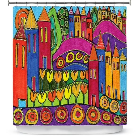 Shower Curtains 70" x 84" from DiaNoche Designs by Dora Ficher - Spring