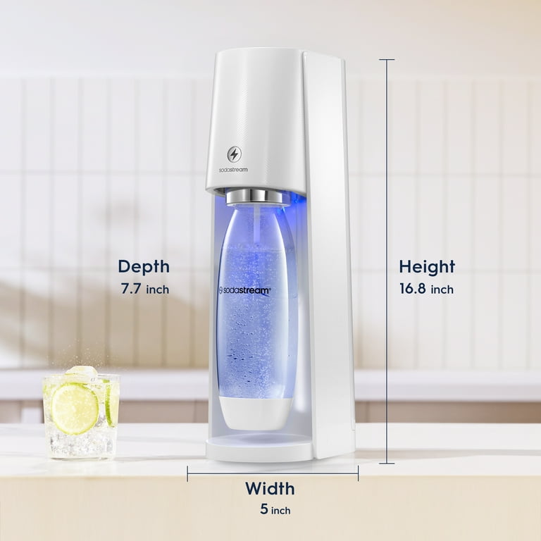 SodaStream E-Terra Fizz Machine - Sparkling Water Maker with SodaStream E-Terra Fizz Machine - Sparkling Water Maker with