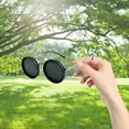 thumbnail image 1 of Hearth & Gear Adjustable Color Tone Sunglasses Outdoor Sunglasses Men's 1 9 Gear Adjustable Color Tone Polarized Circular Beach Sunglasses Clear Packing Cubes Small Compression Cubes Double Zipper, 1 of 5