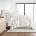 thumbnail image 3 of Duvet Cover Set - Ultra Soft & Breathable - Light Blue Farmhouse Blossoms for King Size Bedding by Comfort Canopy, 3 of 15
