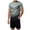 Summer_SETS285-Green, variant on UAYOTSE Mens Short Sets Workout Sets Athletic Clothes Soccer Shirts Shorts Basketball Running Gym Football Outfits Summer,Sizes XL