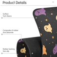 thumbnail image 4 of Yayeee Faucet Mat for Kitchen Sink 14.7" Diatomite Long Splash Guard Pad, Black Halloween Ghosts, 4 of 7