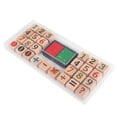 thumbnail image 6 of HERFIER Wooden Numbers Stamp Set for Kids and Teachers, 6 of 9