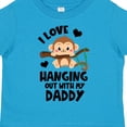 thumbnail image 4 of Inktastic Monkey I Love Hanging out with My Daddy Boys or Girls Toddler T-Shirt, 4 of 5