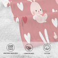 thumbnail image 5 of Yayeee 100% Cotton Hand Towels for Bathroom 16" x 28" Soft Absorbent Kitchen Towel, Bunny Love Blooms, 5 of 7