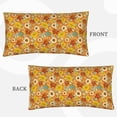 thumbnail image 2 of Disketp Daisy maple fall Pillowcase, Queen Size Pillow Cases for Bedroom,Office,Sofa, Pillow Cover with Envelope Closure - 20x36in, 2 of 7