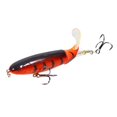 thumbnail image 1 of Señuelos Pesca Con Hélice Cebo Duro Artificial Falso 10cm (negro Y Rojo), 1 of 2