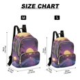 thumbnail image 2 of FORMRS Mini Backpack Purse for Women Travel Daypack Casual Shoulder Bag, Blue Neon Road, 2 of 7