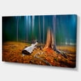 thumbnail image 2 of Blue Forest on Foggy Morning - Landscape Canvas Art Print, 2 of 3
