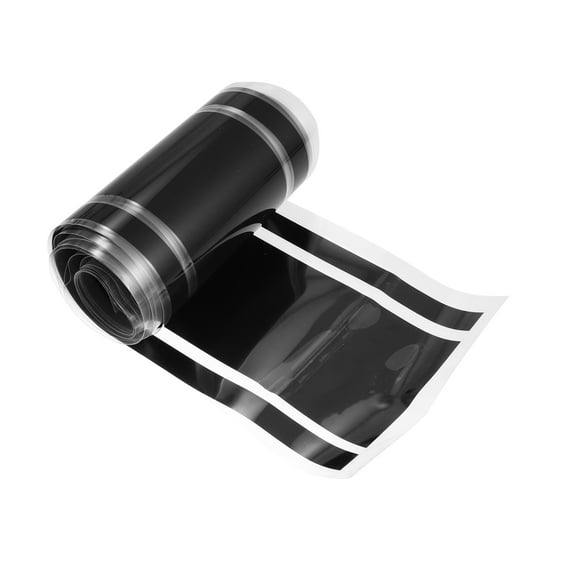 3.94"x70.87" Car Hood Stripe Pattern Sticker Exterior Decal Decoration for Car Hood Roof Trunk Skirt Bumper Black