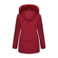 thumbnail image 6 of Sentmoon Jackets for Women Trendy Waterproof Windproof Hooded Neck Rain Jacket Women Long Sleeve Raincoat with Pockets for Cycling Running Commuting, 6 of 8