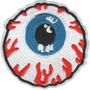 Iron On FREE SHIPPING! EYEBALL embroidered Patch
