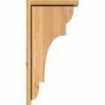 thumbnail image 3 of 5 1/2"W x 12"D x 24"H New Brighton Smooth Corbel w/Backplate, Western Red Cedar, 3 of 9