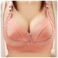 thumbnail image 3 of Sngxgn Women's Underwire Bra, Convertible Underwire T-shirt Bra(Pink,38), 3 of 4