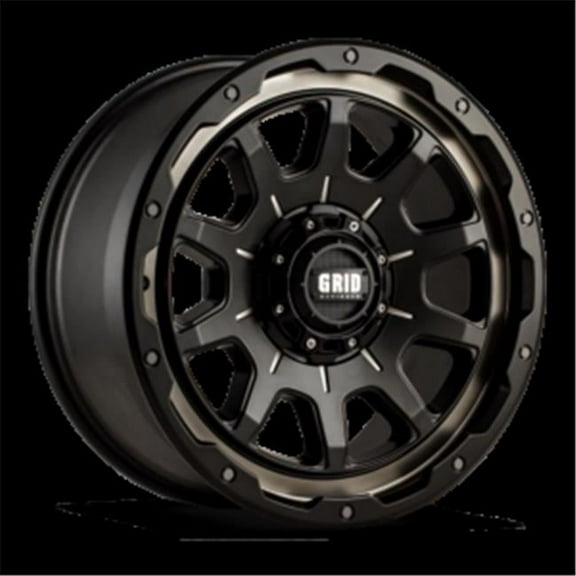 E17952Y187 17 x 9 GD15 - 12 mm Offset 5 x 127 Gloss Black with Double Dark Tint Wheel