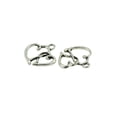 thumbnail image 4 of Paquete de 50 de Corazones Dobles para El Día de San Valentín, Colgante de Pareja, Amor, perfecl Colgante Charm, 4 of 6