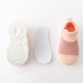 thumbnail image 4 of Children's Walking Shoes Baby Sneakers for First Soft Sole Shoes Breathable Comfortable Toddler Shoes for Boys Girls Daily Casual Wear Casual Shoes Color:Pink,Size:5, 4 of 6