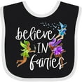 thumbnail image 3 of Inktastic Believe in Fairies Boys or Girls Baby Bib, 3 of 4